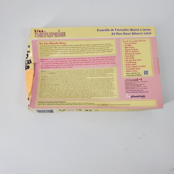 Kiss Naturals DIY Lip Balm  and Glycerine Soap Making Kit Kids DIY Crafts NEW - Picture 4 of 9